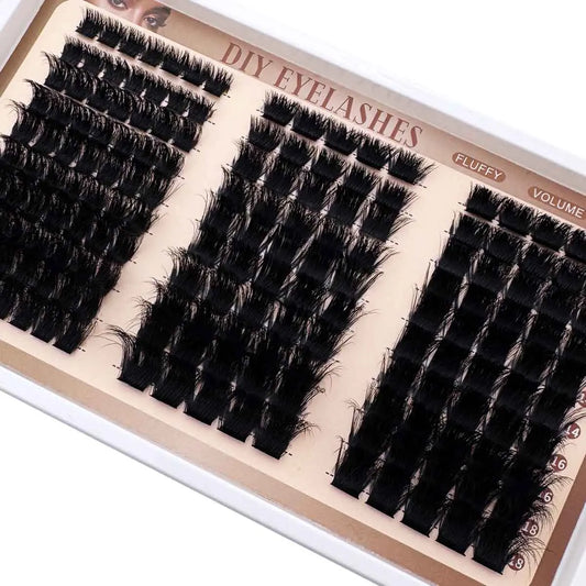 60D–300D D-Curl DIY Lash Clusters