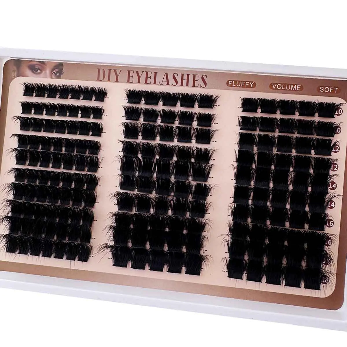 60D–300D D-Curl DIY Lash Clusters