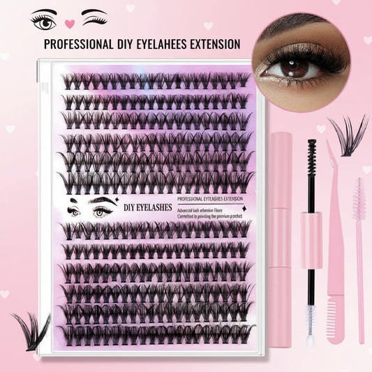 30D & 40D Volume Cluster Lashes – 240 Segments