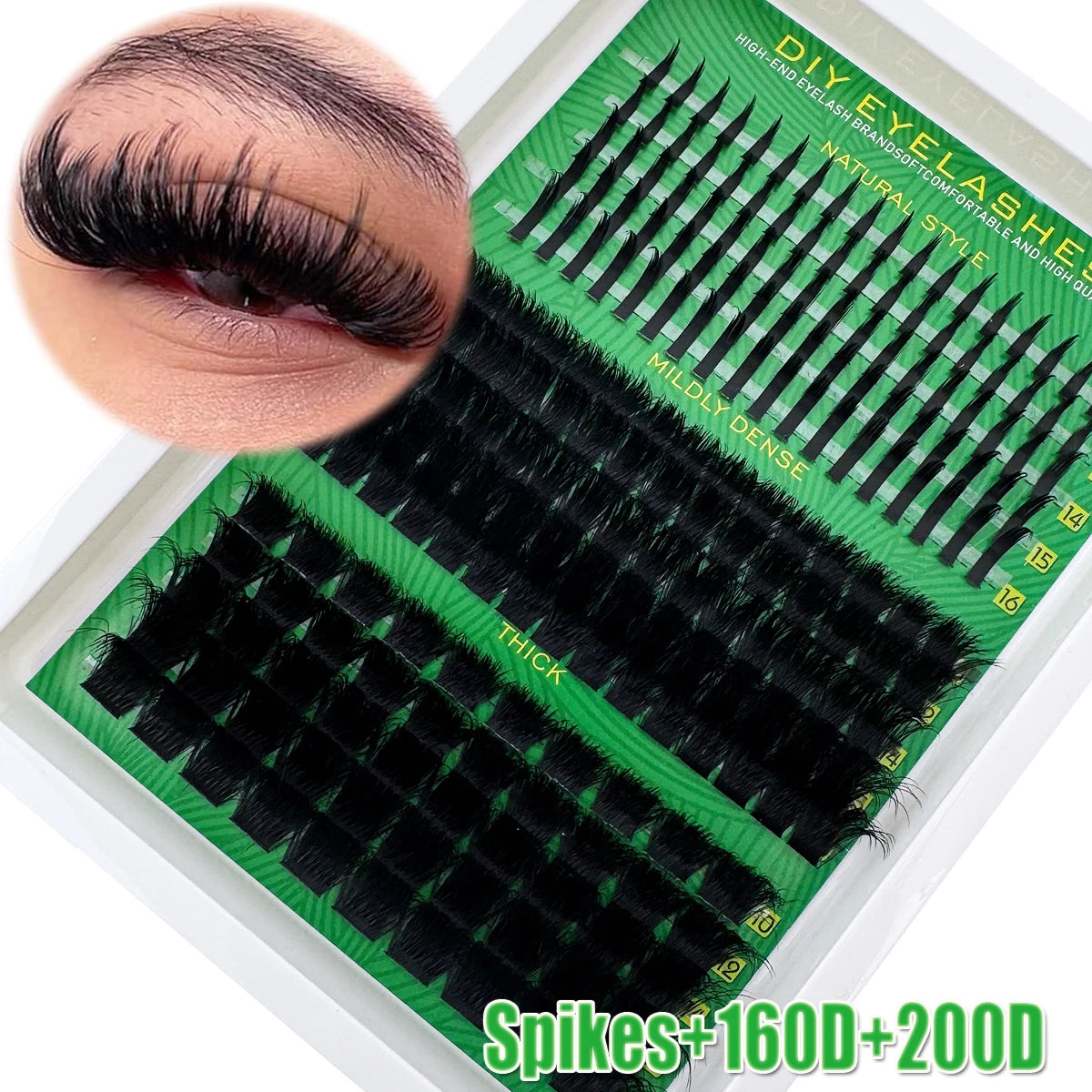 D-Curl 60D–300D DIY Lash Clusters
