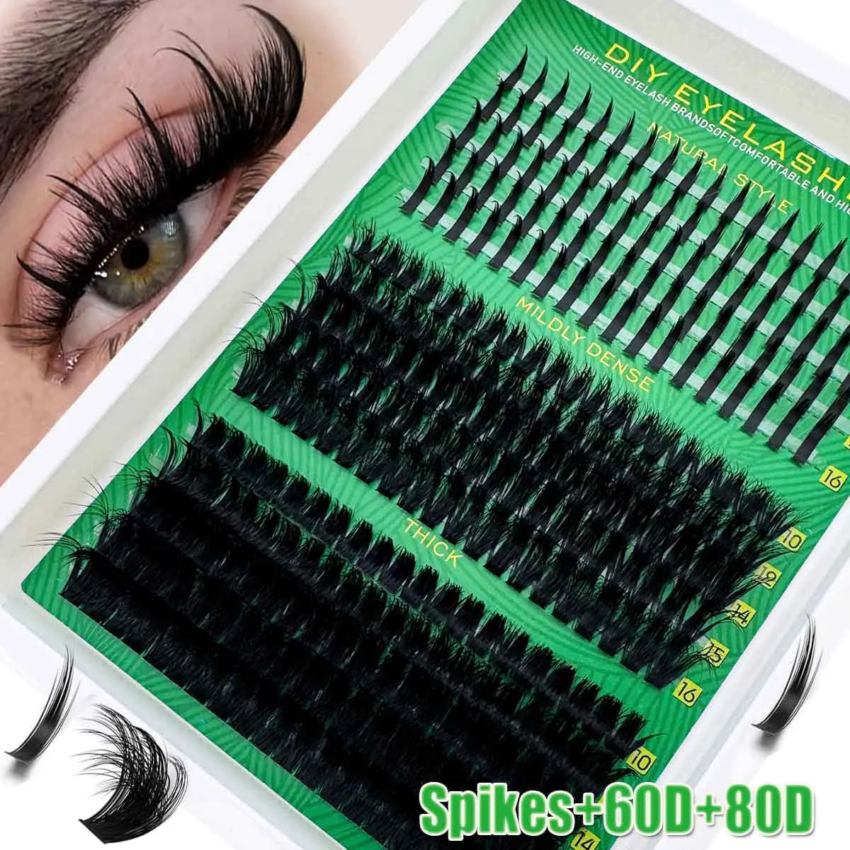 D-Curl 60D–300D DIY Lash Clusters