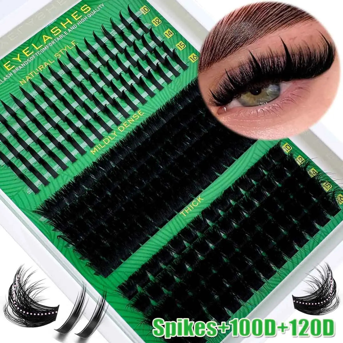 D-Curl 60D–300D DIY Lash Clusters